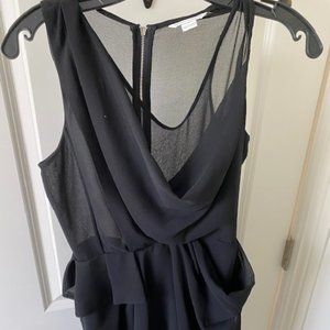 DVF Black Formal Dress